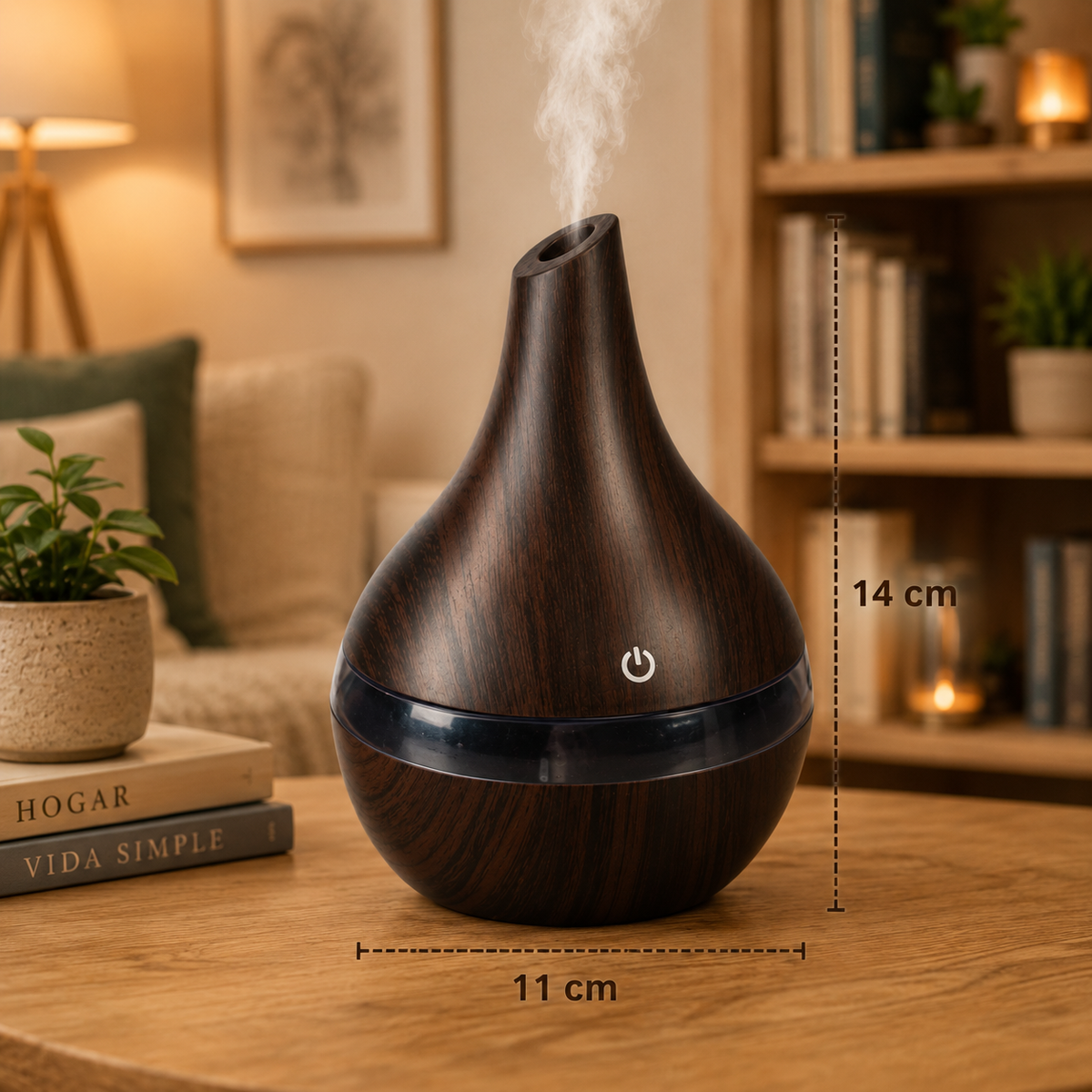 Humidificador USB Con Luz 200 ml