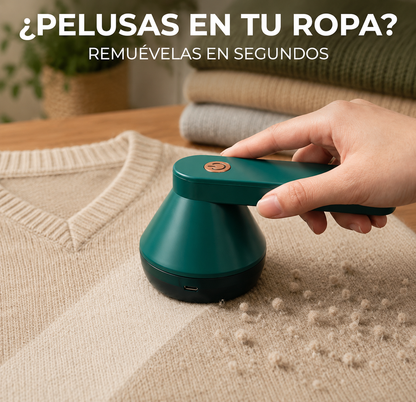 Quita pelusas recargable