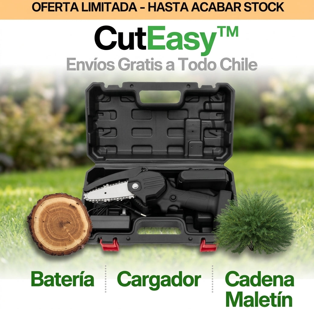 CutEasy Motosierra Inalámbrica + Batería