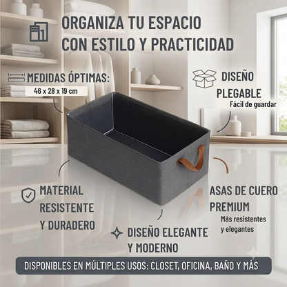 Pack de Canastas Organizadoras Plegables para Ropa