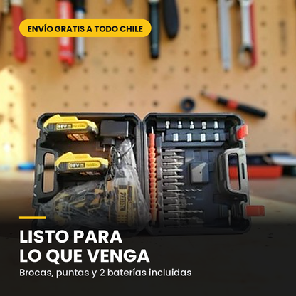 TALADRO INALAMBRICO 21V AMARILLO