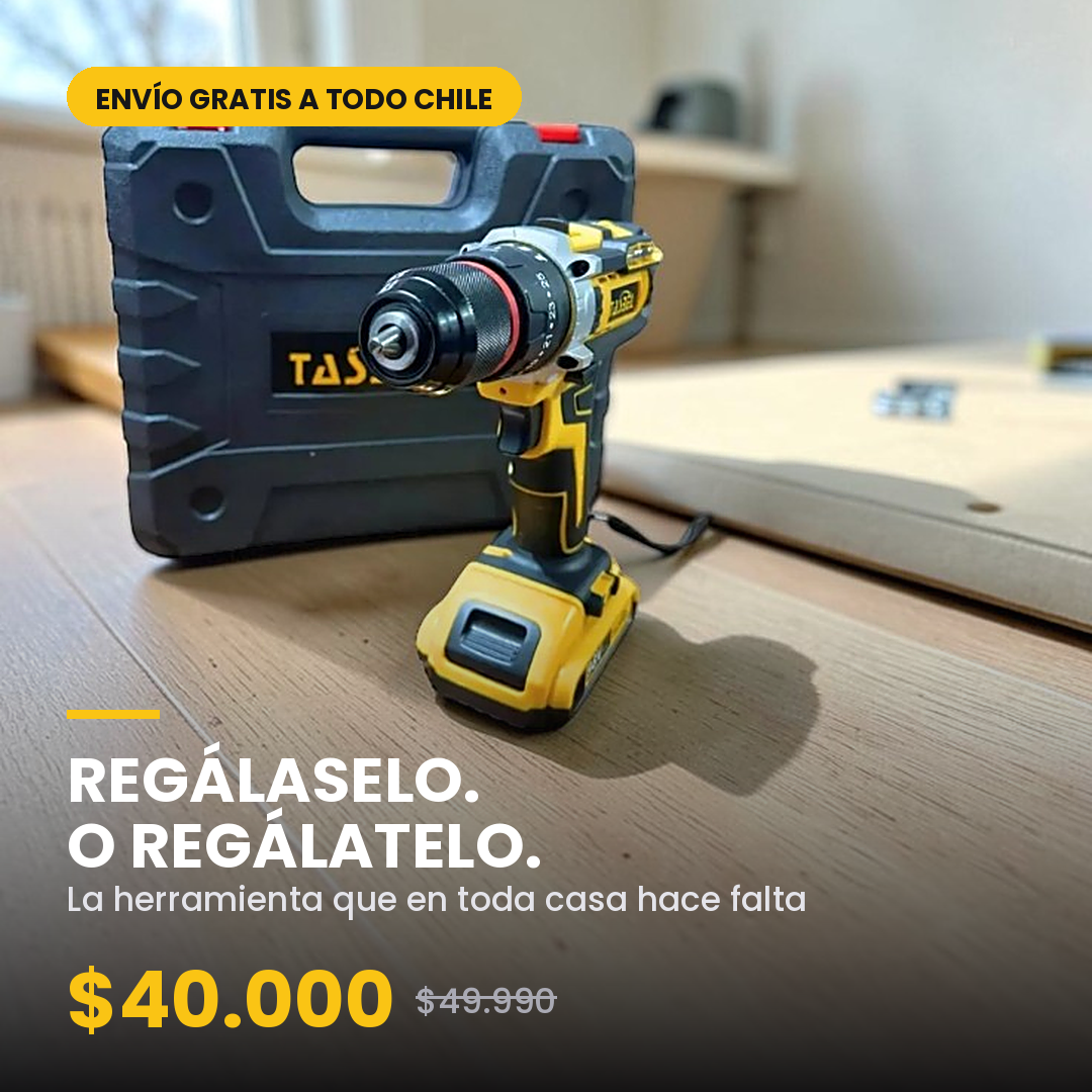 TALADRO INALAMBRICO 21V AMARILLO